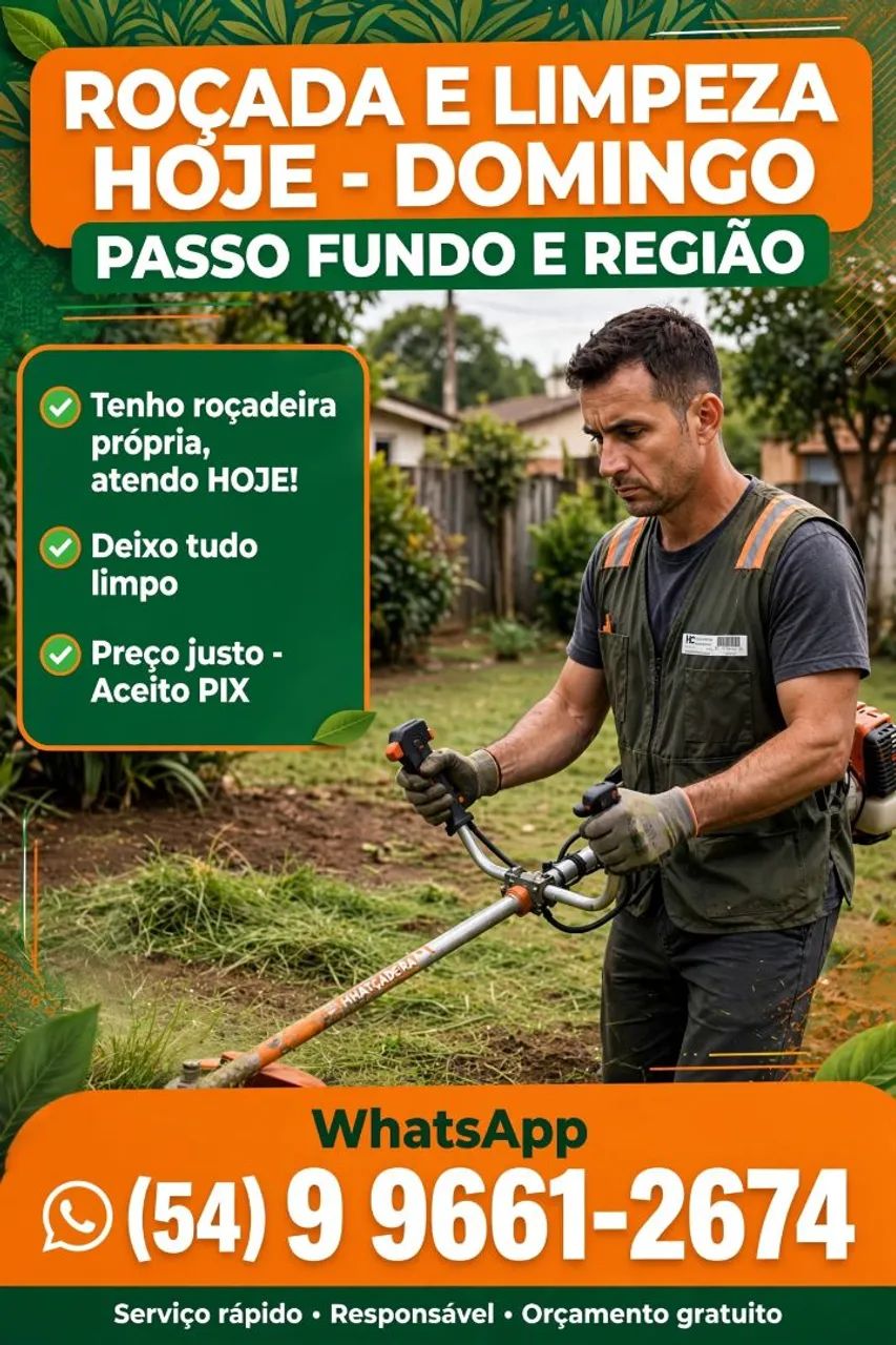 Limpeza serviços gerais