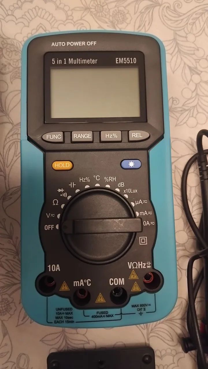 Multimetro 5 em 1 EM 5510, praticamente novo, usado em Saúde ocupacional e indústria  - Foto 2