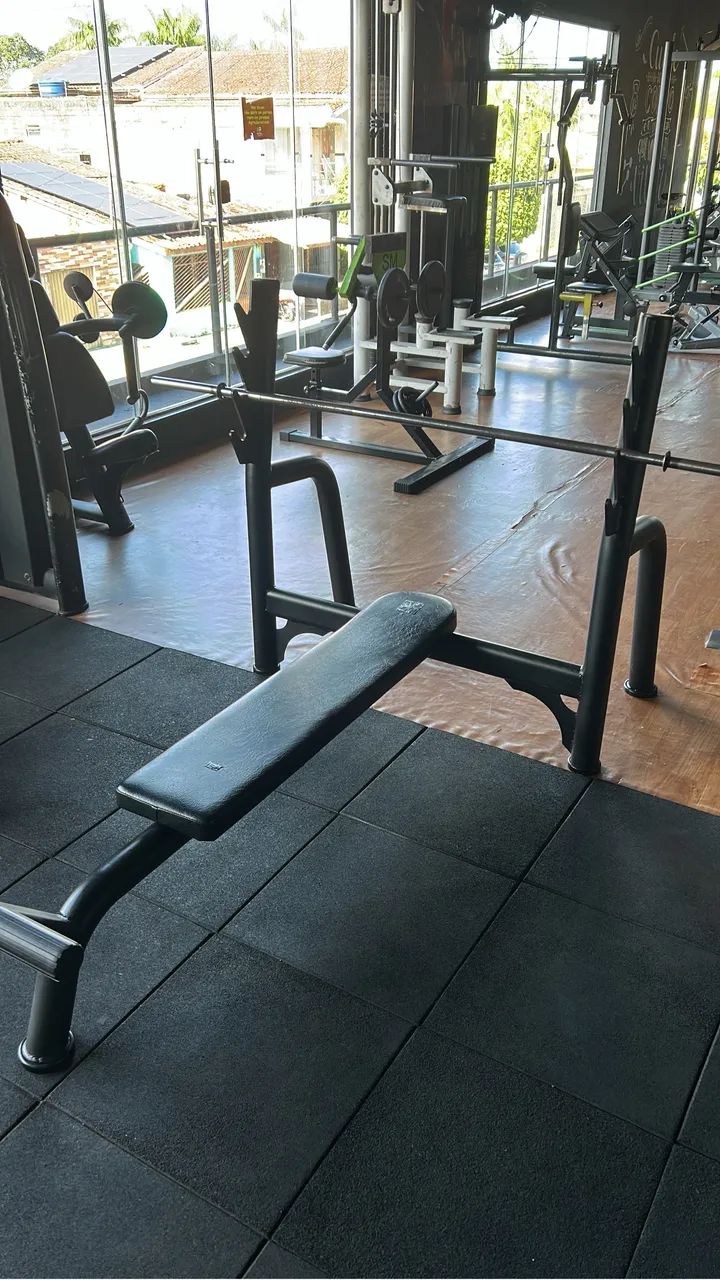 Supino reto olimpikus 