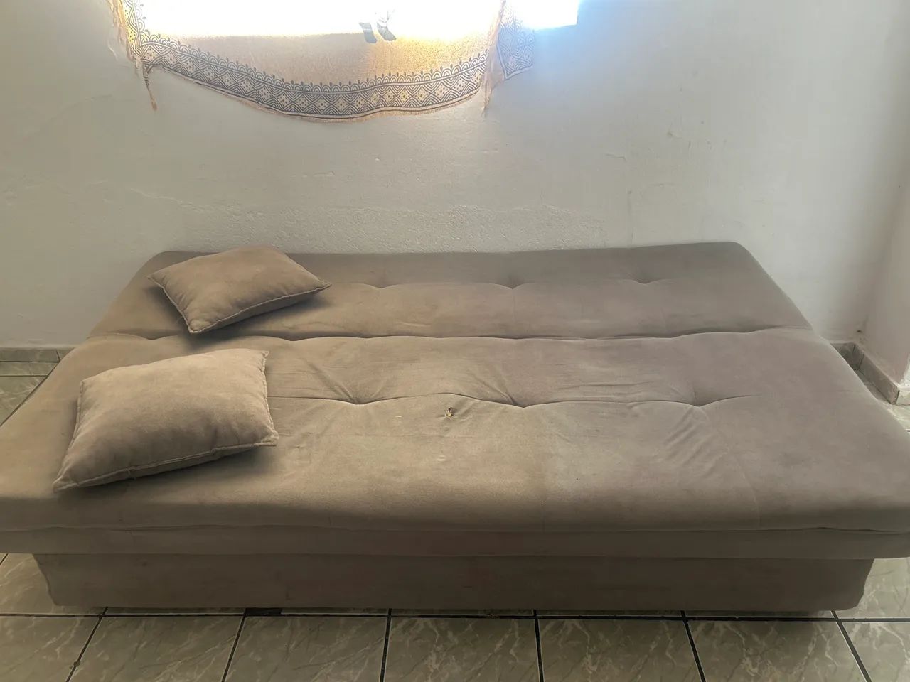 Sofá - cama com baú 