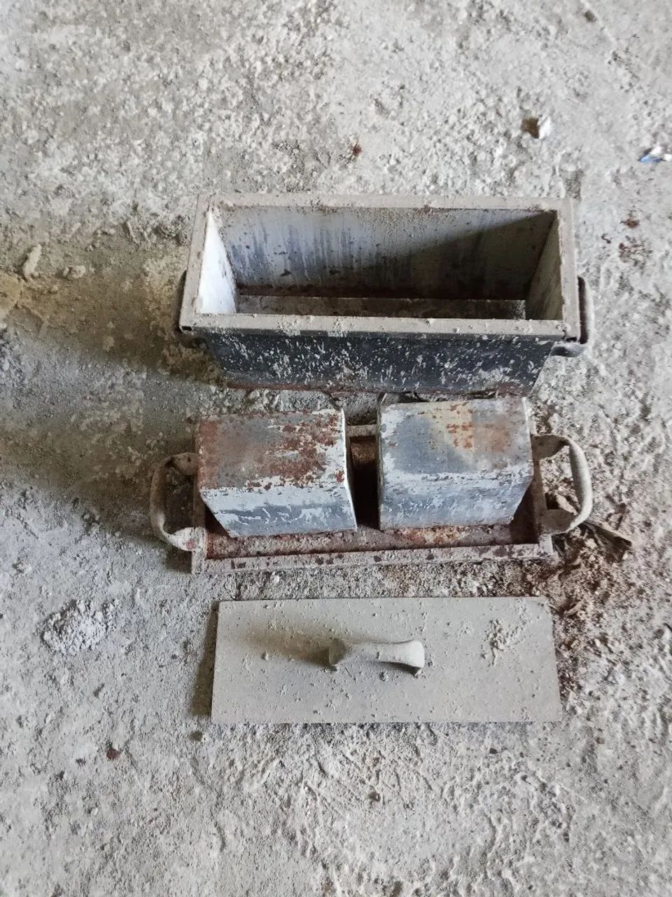 Forma para blocos de concreto