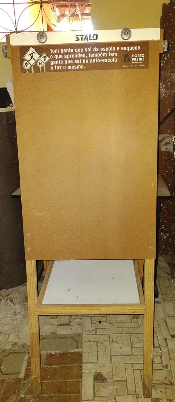 Flip chart STALO com lousa branca 