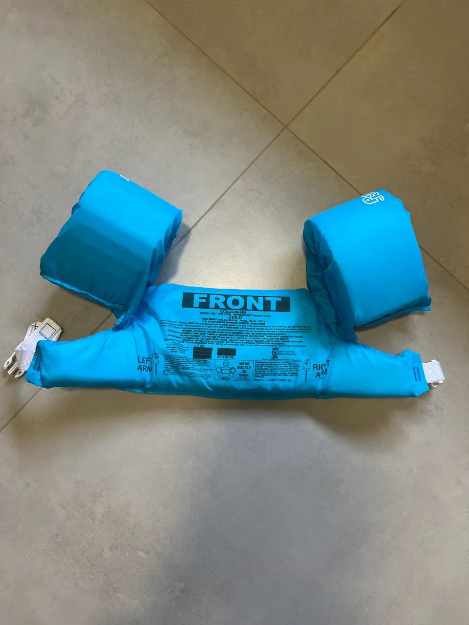 Boia infantil colete salva vidas - braços e tronco  - Foto 2