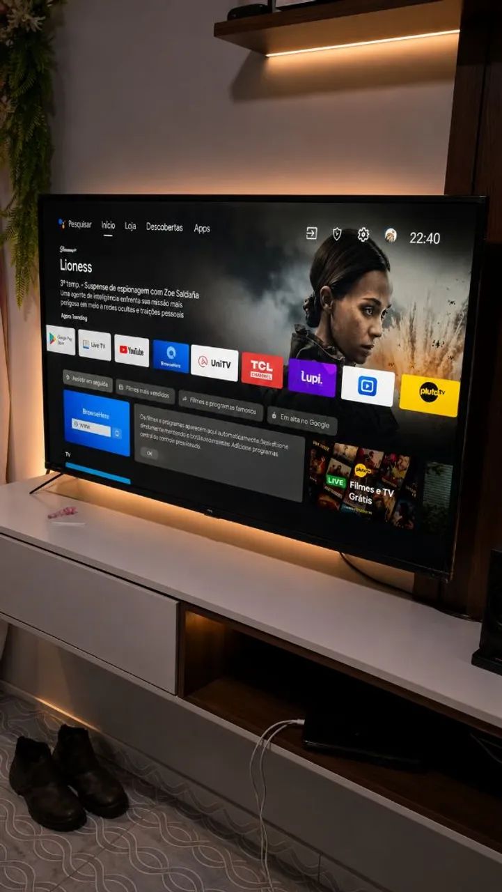 Smartv TCL 50 polegadas 4K
