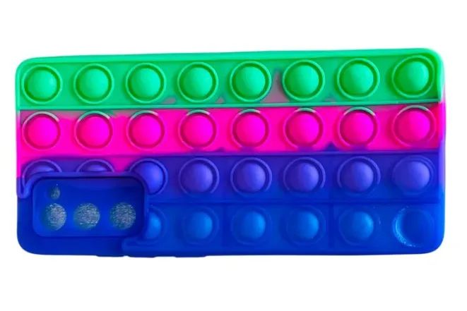 Capinha Silicone Pop It Fidget Para Samsung Galaxy S20 Fe - Foto 2