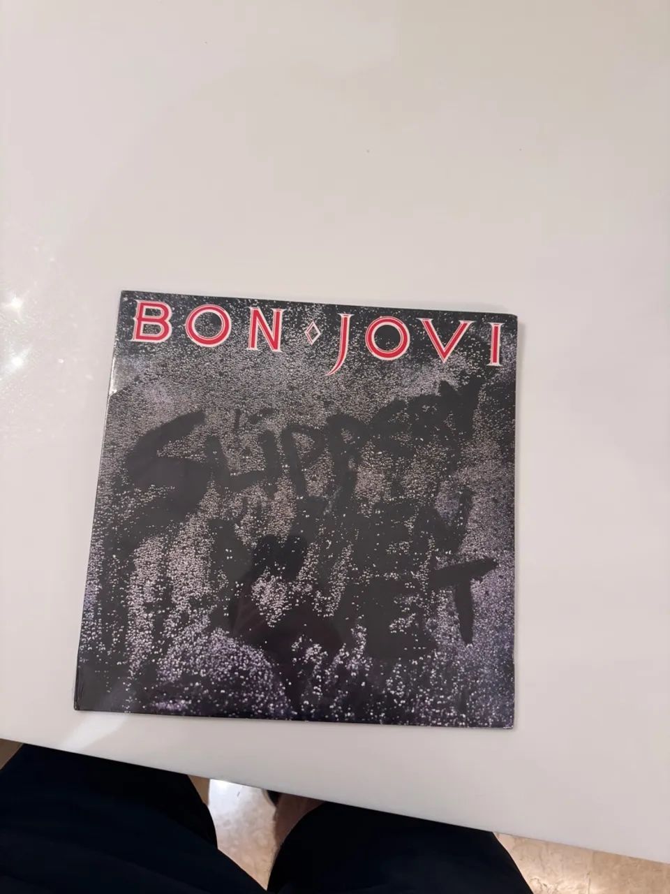 Vinyl Bon Jovi slippery when wet