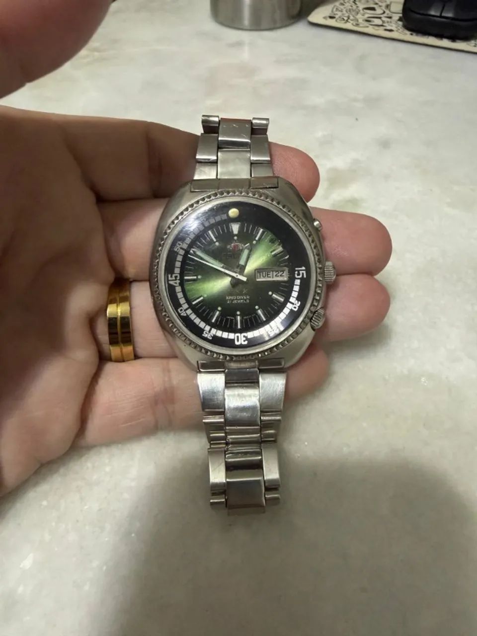 Orient KING DIVER / 21 JEWELS / JAPAN - Acessórios - Ponta da