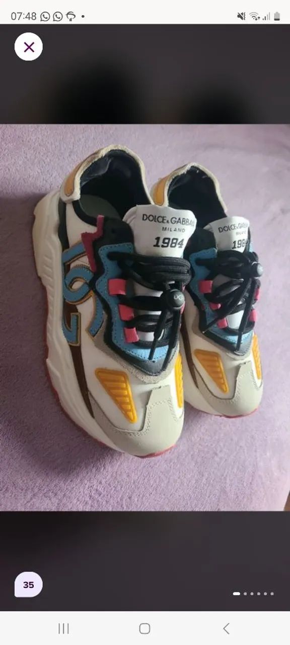 Tenis Dolce&gabbana réplica 