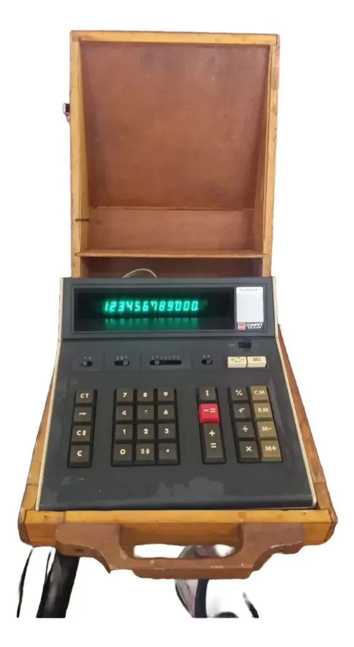 Calculadora De Mesa Vintage Sharp Anos 70 Compet Cs-2109 # (Usado) - Foto 2