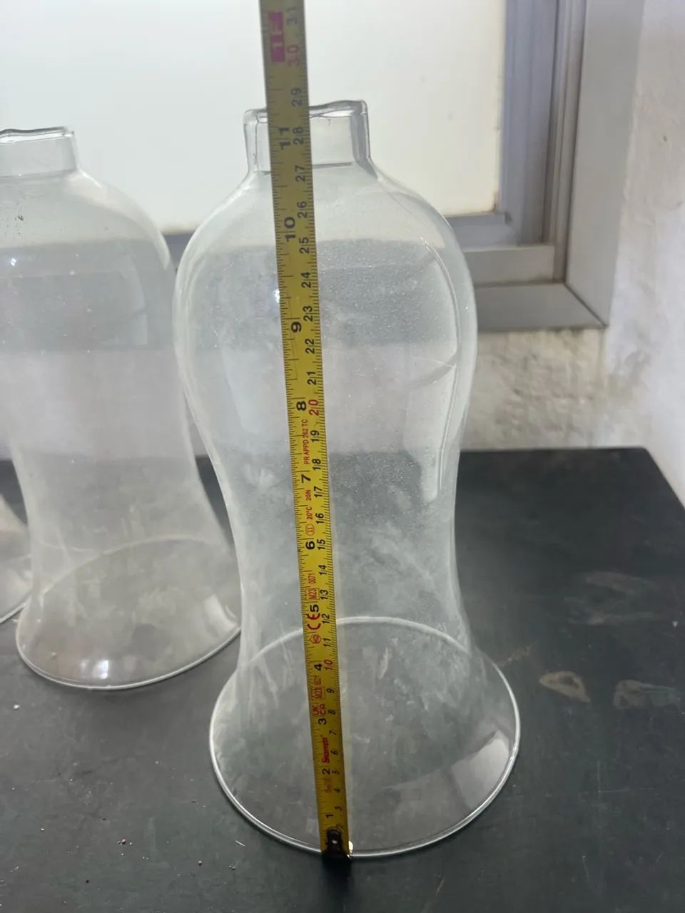 Abajur de vidro transparente - Foto 2