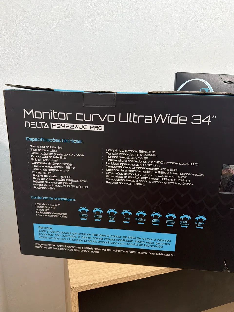 Monitor Curvo UltraWide 34 polegadas  - Foto 5