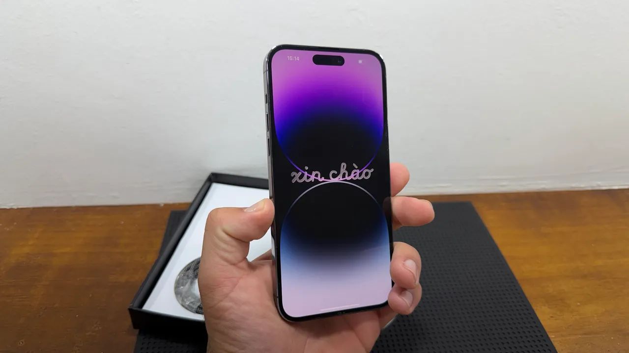 IPhone 14 Pro Max 128GB - roxo  - Foto 4
