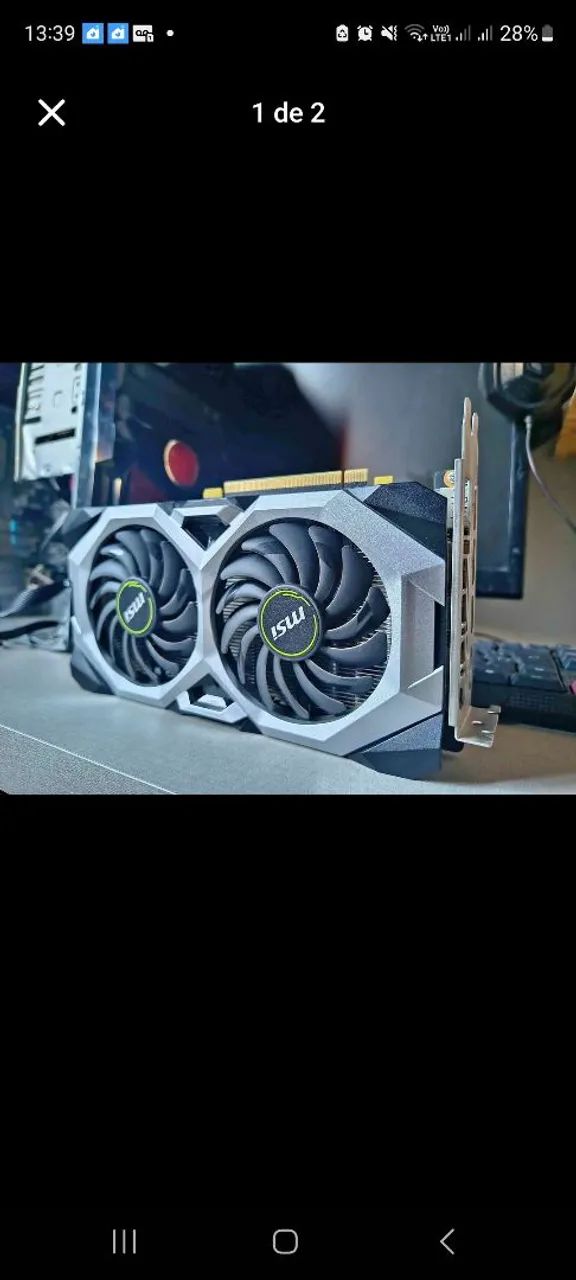 Rtx 2060 ventus GP OC 6gb - Foto 2