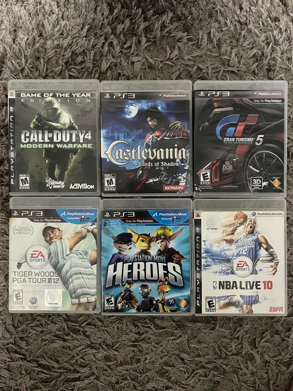 Cada Jogo por 65 reais (PS3)