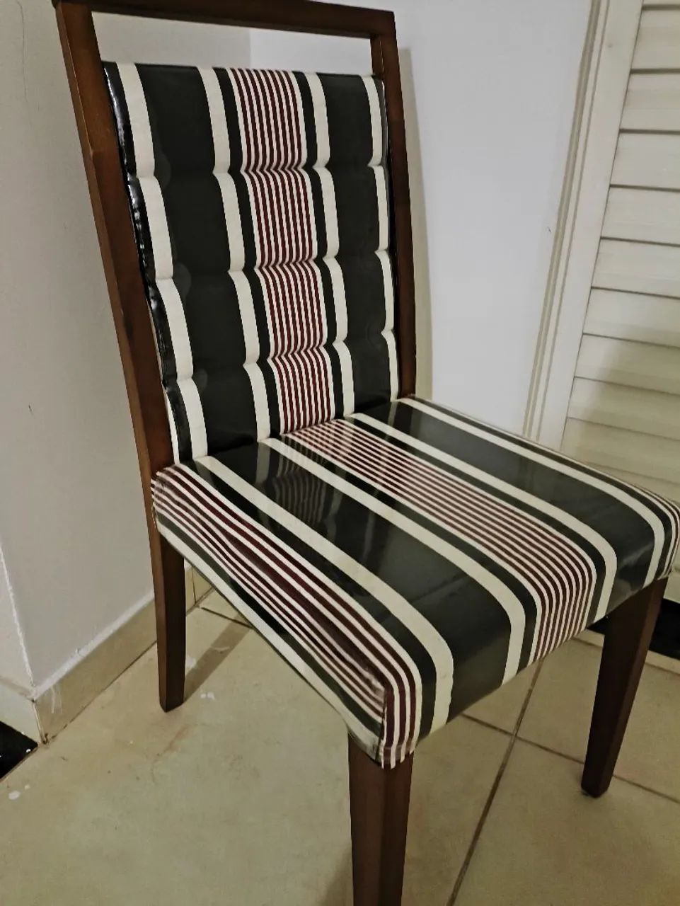 Cadeira de jantar estofada - Foto 3