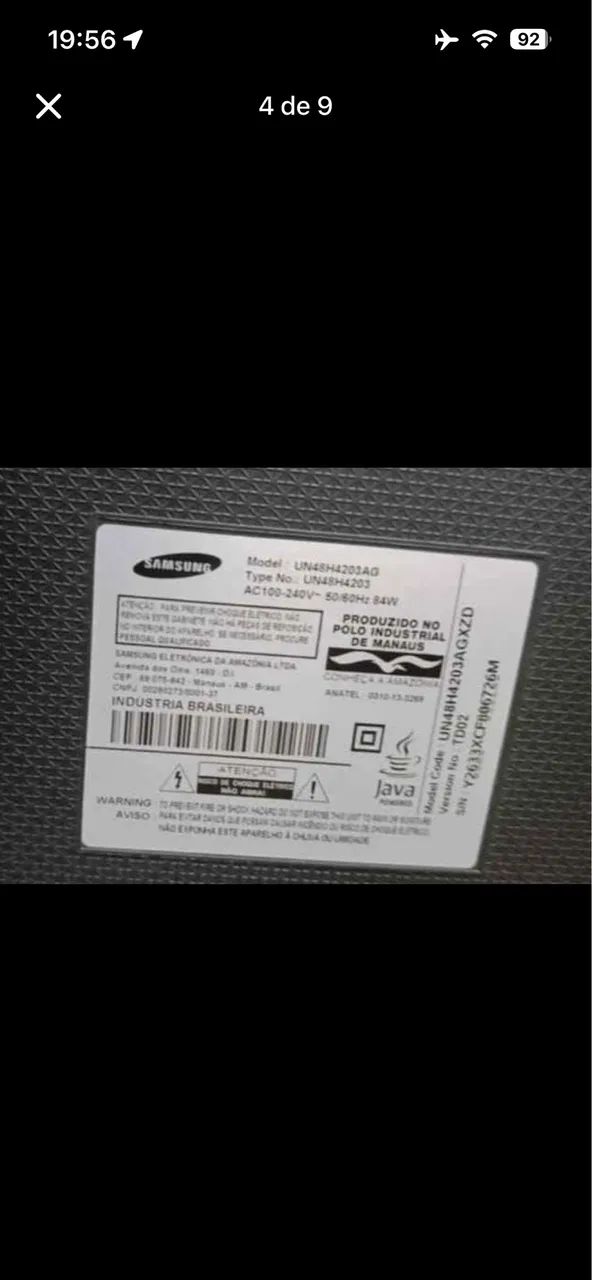 SMART TV SAMSUNG 40 POLEGADAS+ENTREGA GRÁTIS  - Foto 2