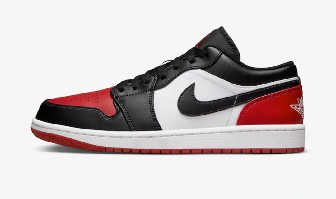 Coleção Air Jordan 1 Low Bred Toe