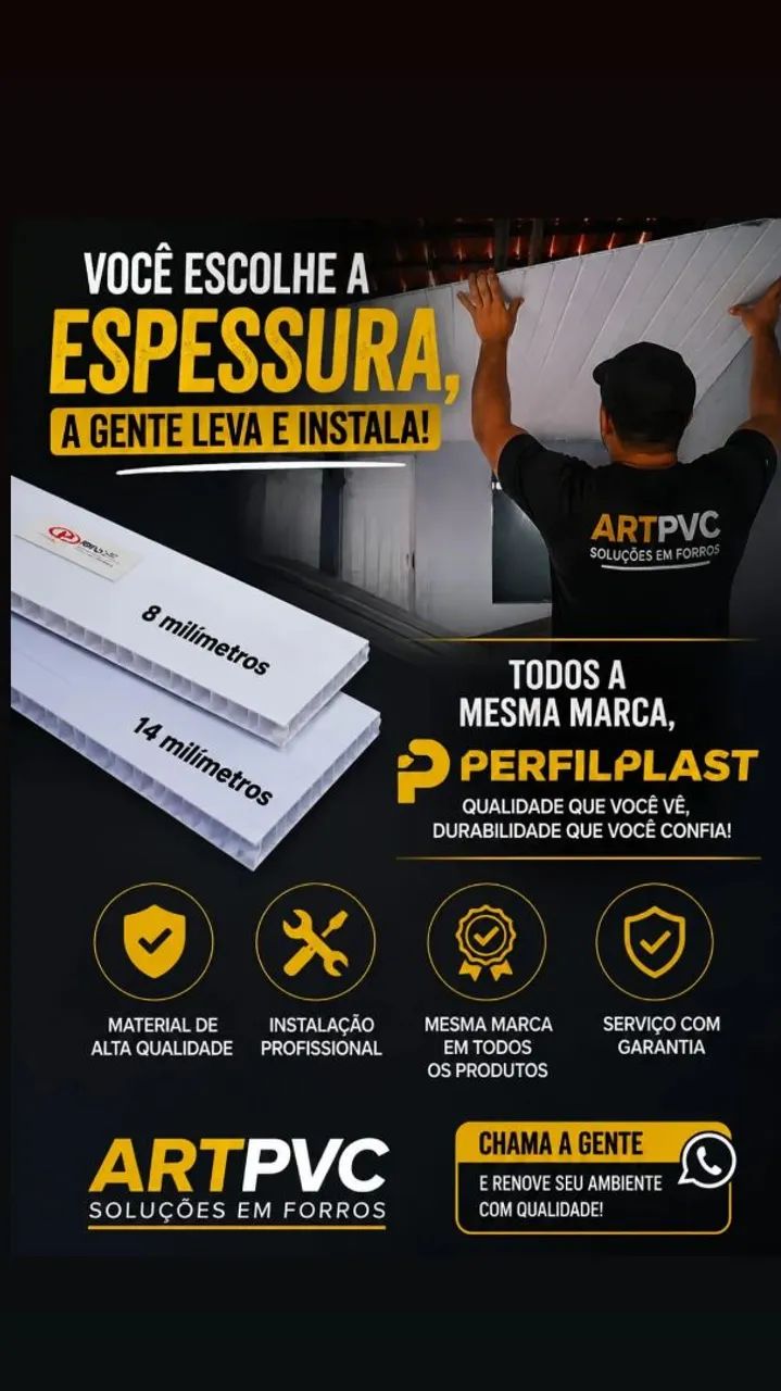 Artpvc soluções em forros 