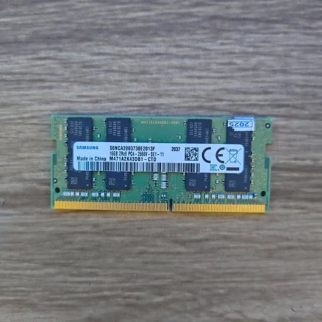 Memória RAM 16GB DDR4 Notebook Samsung 2666MHz Original - Memória