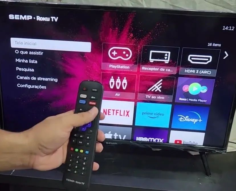 Tv semp roku 32 polegadas 