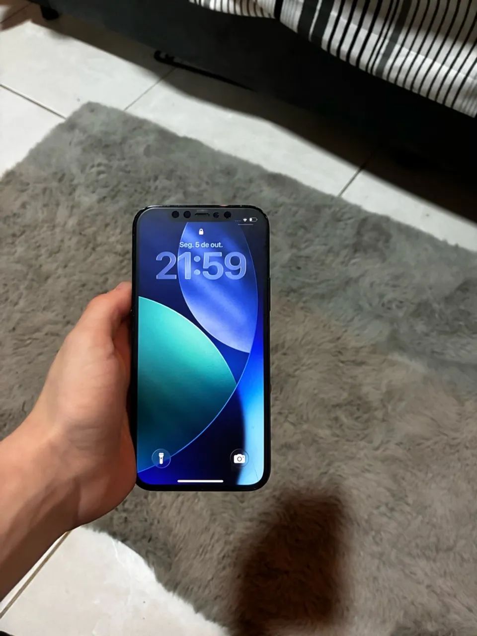 ACEITO NEGOCIAÇÃO Iphone 12 Pro Azul Marinho 128gb - Foto 3