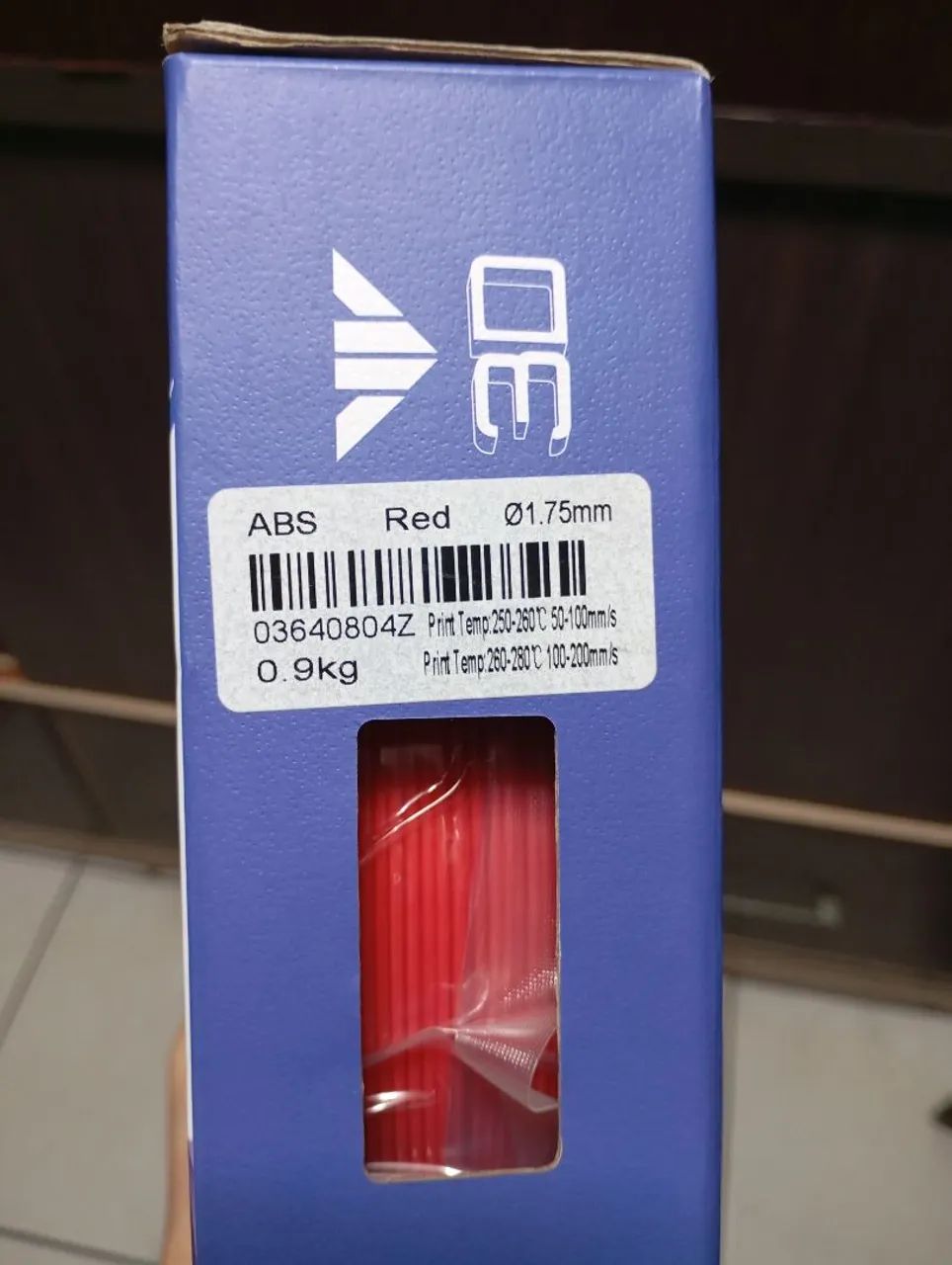 Filamento ABS vermelho  - Foto 3