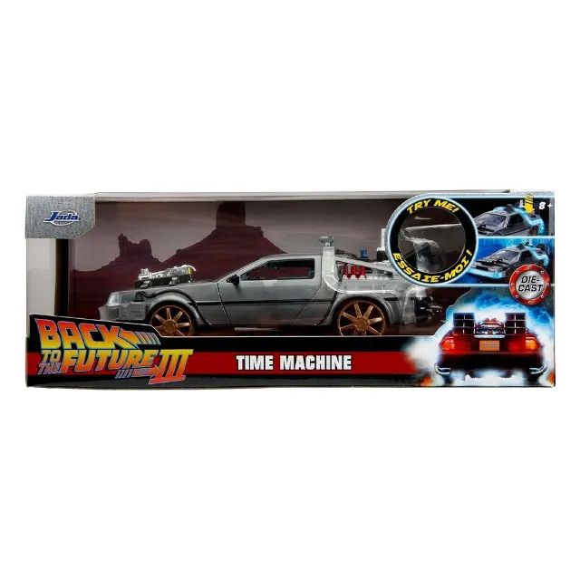 MINIATURA DE CARRO JADA BACK TO THE FUTURE PART III - TIME MACHINE (TRAIN SCENE) - ESCALA  - Foto 4