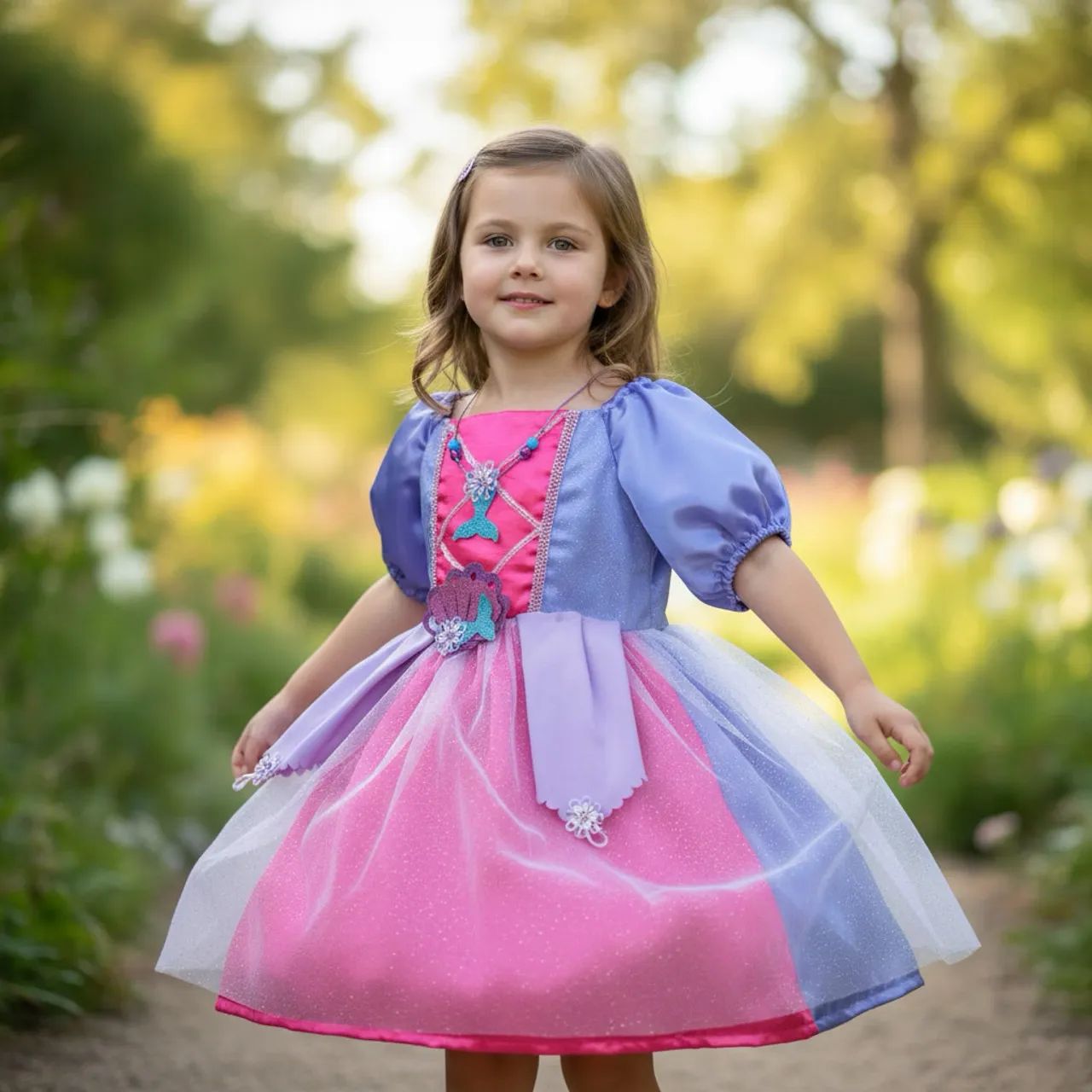 Fantasia infantil menina princesa 