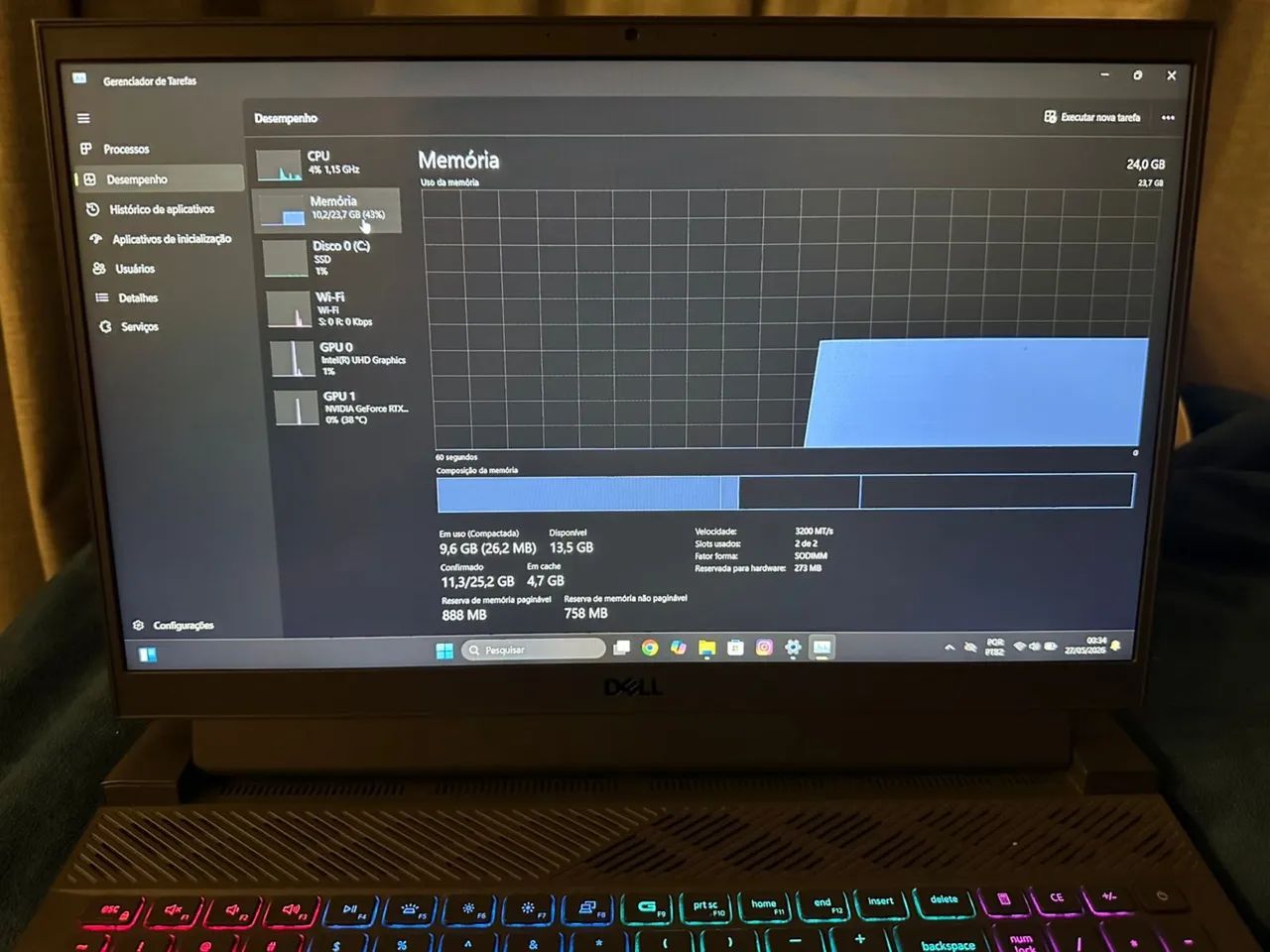 DELL G15 i5 - RTX 3050 - 24gb RAM - Foto 5