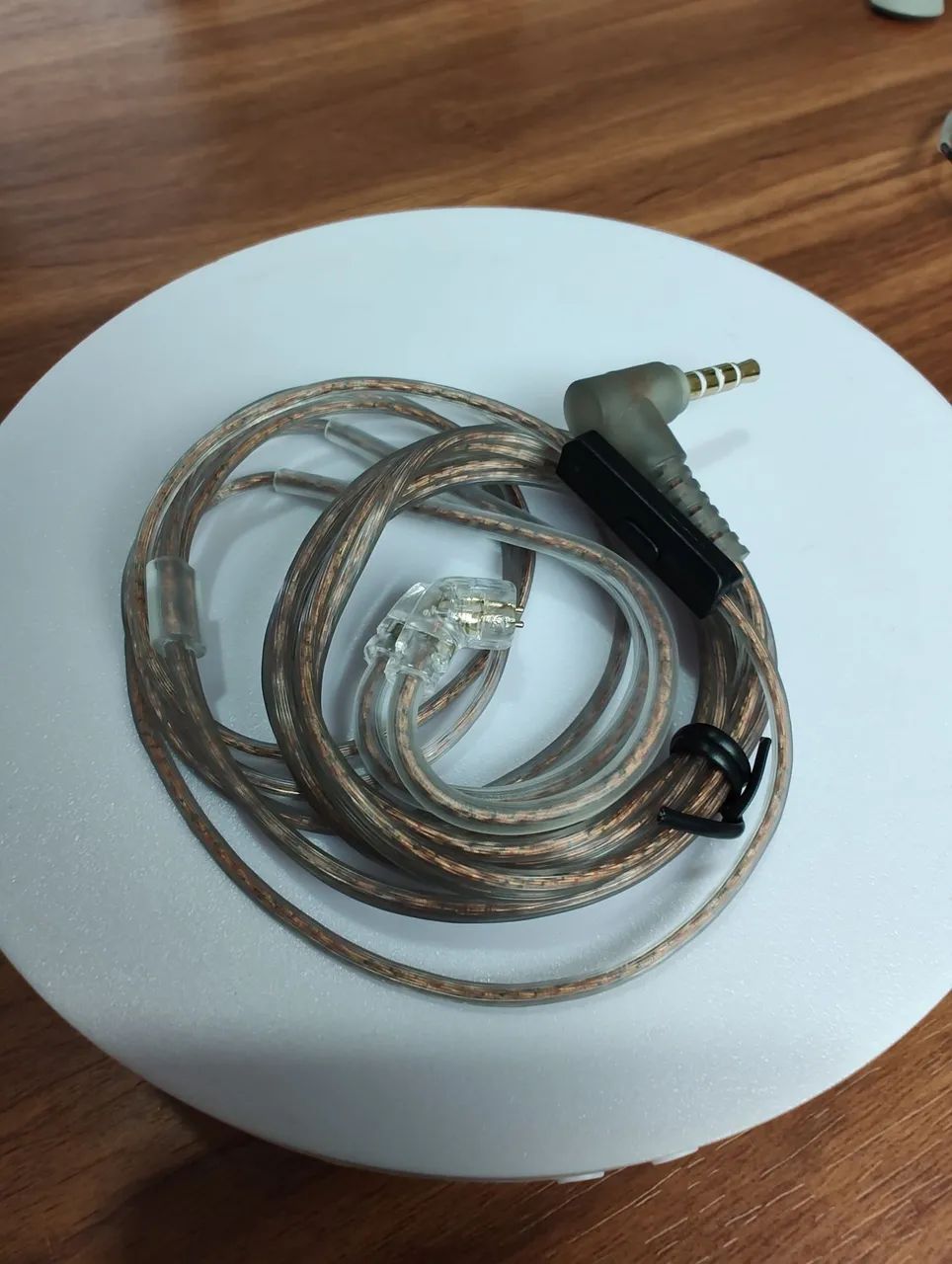 Cabo KZ com Microfone para Fone de Ouvido com Conector 2 Pinos - Foto 3