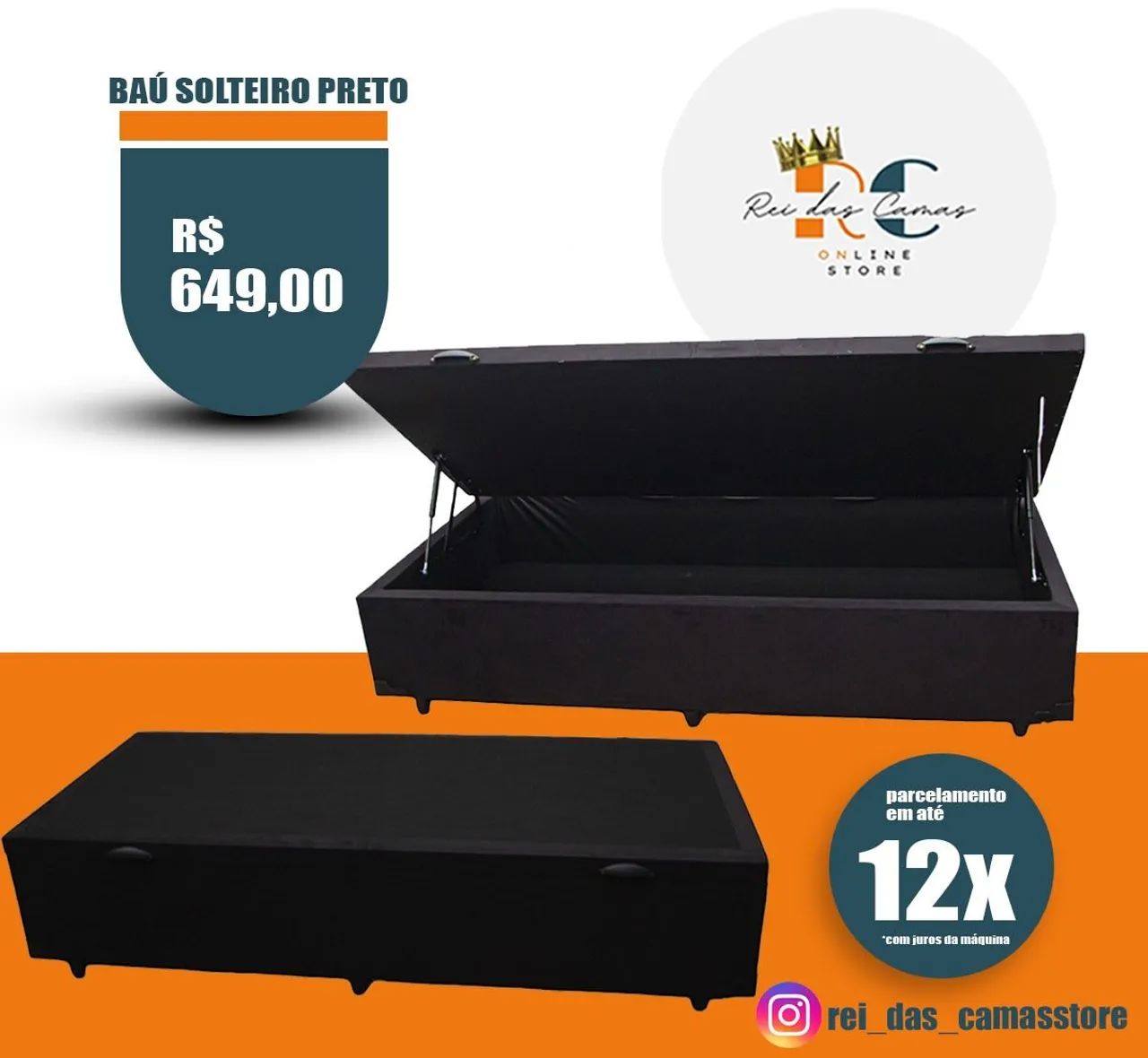 Cama box com colchão  - Foto 4