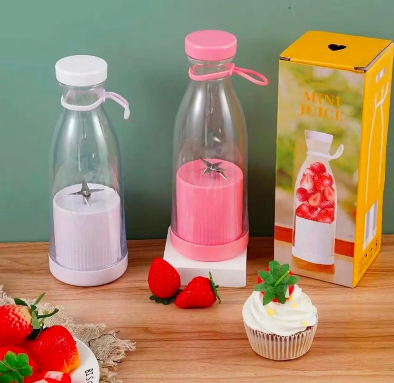 Mini liquidificador portátil
