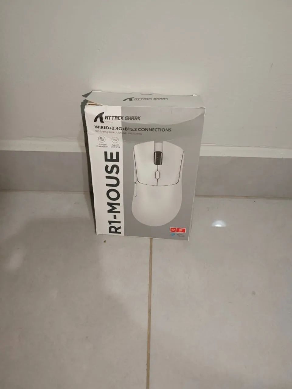 ATTACK SHARK R1 BRANCO - Foto 4