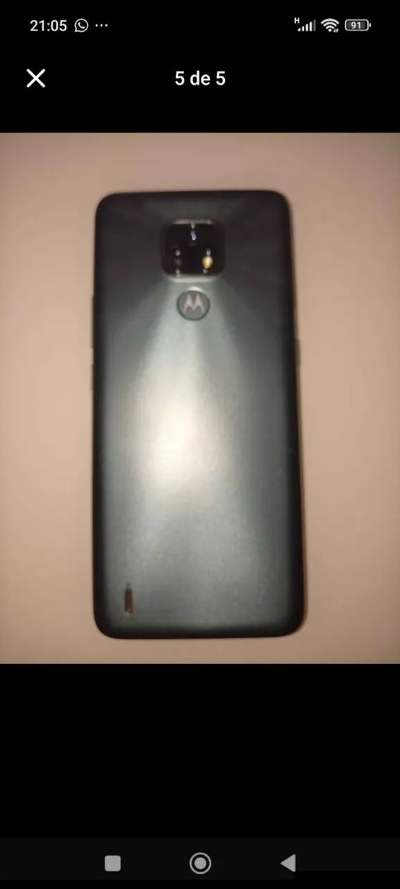 Motorola E7 Aquamarine Semi novo  - Foto 2