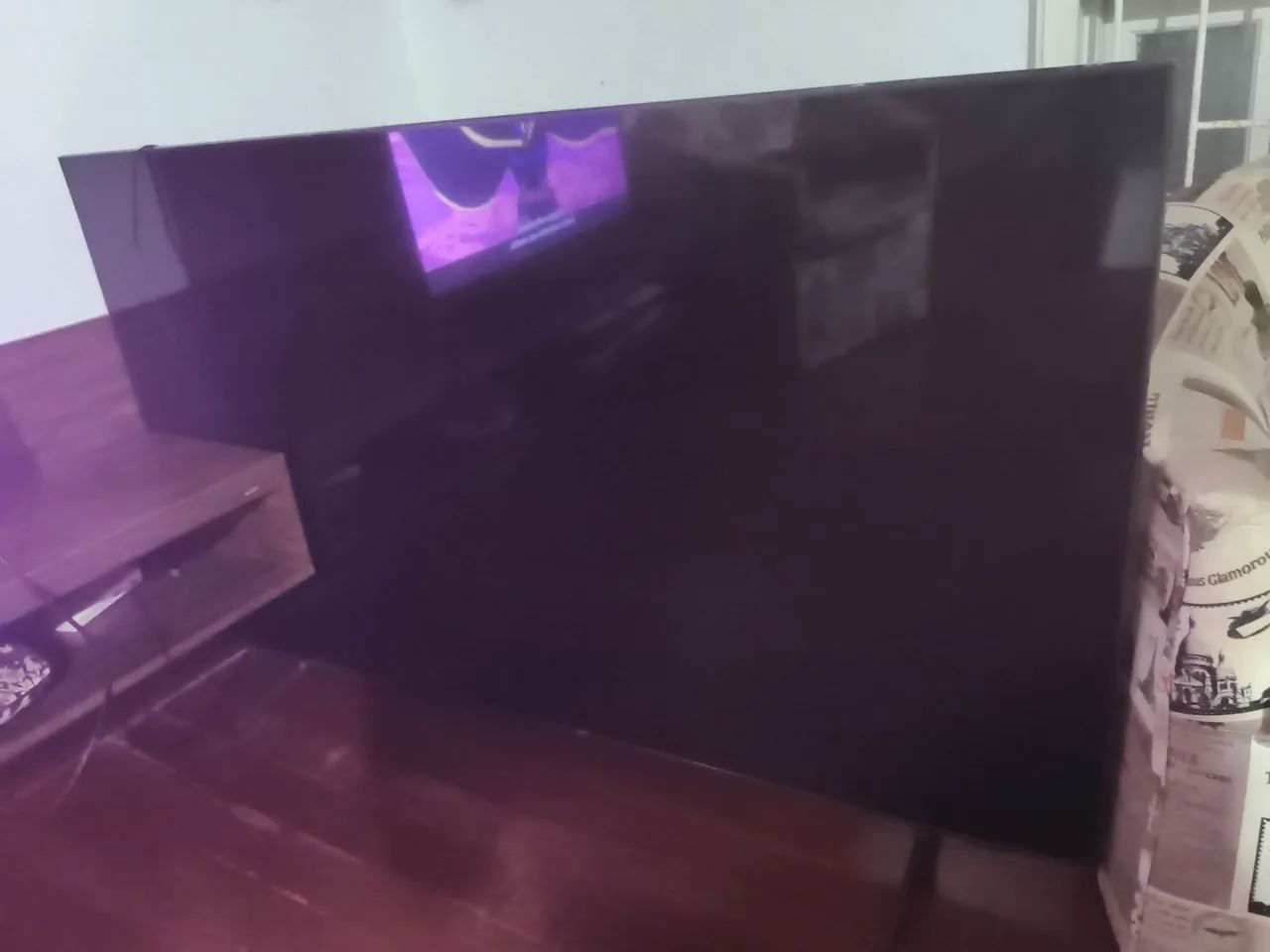 Tv Samsung Qled 65 polegadas display quebrado  - Foto 2