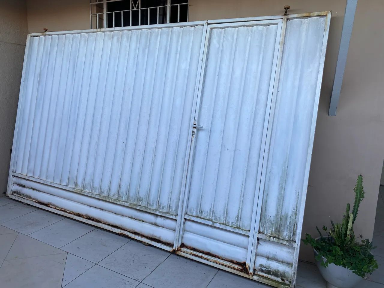 Portão galvanizado 