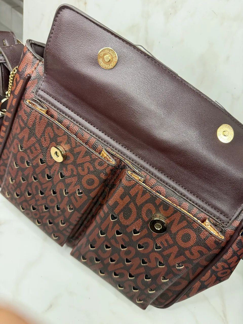Bolsa marrom tote - Foto 2