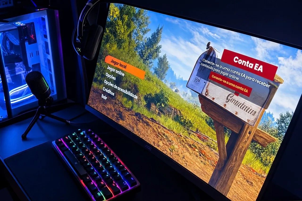 Pc gamer + monitor 27 polegadas 