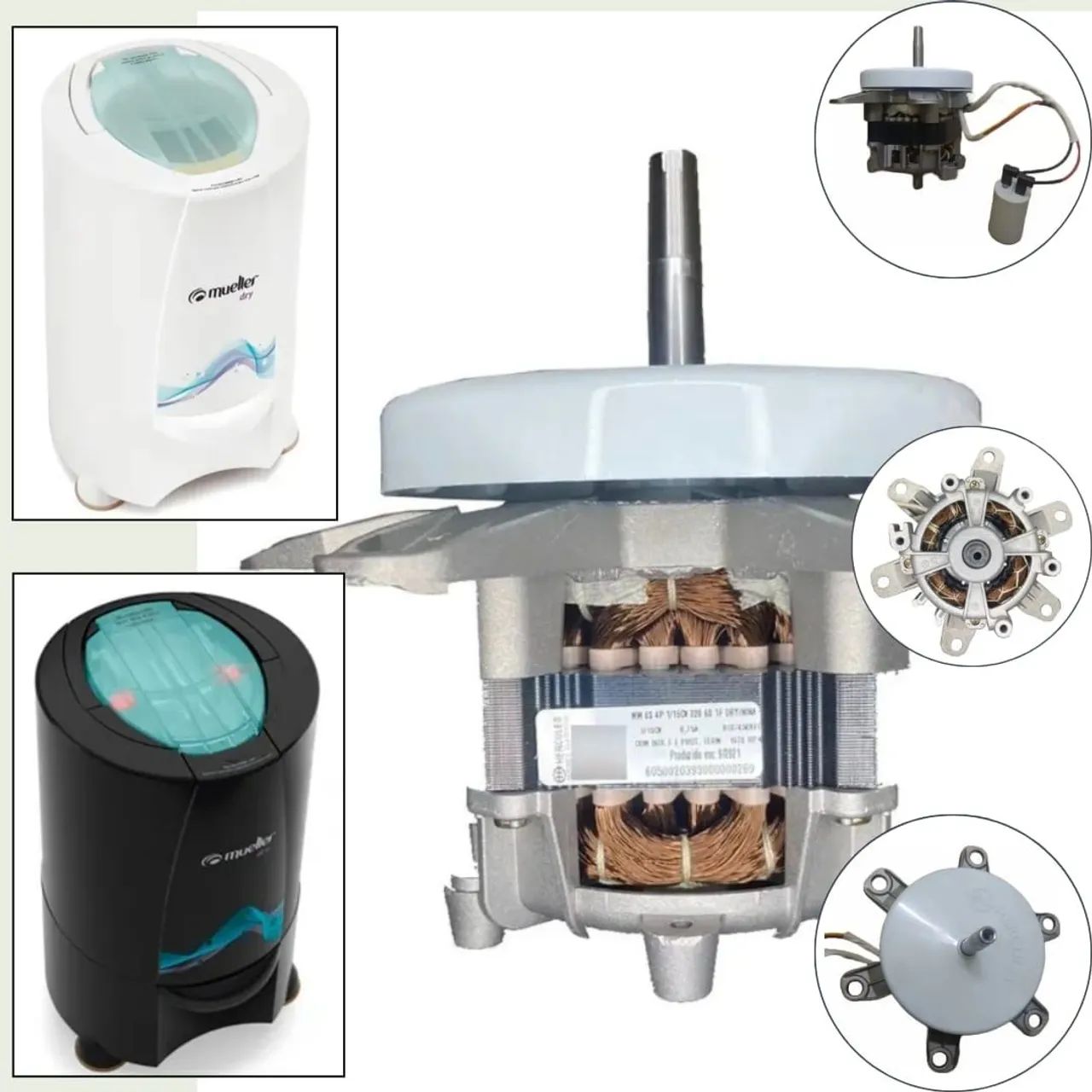 Motor para Centrífuga Mueller Dry  (Novo)