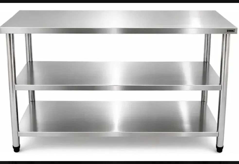 Mesa bancada 100% inox - Foto 3
