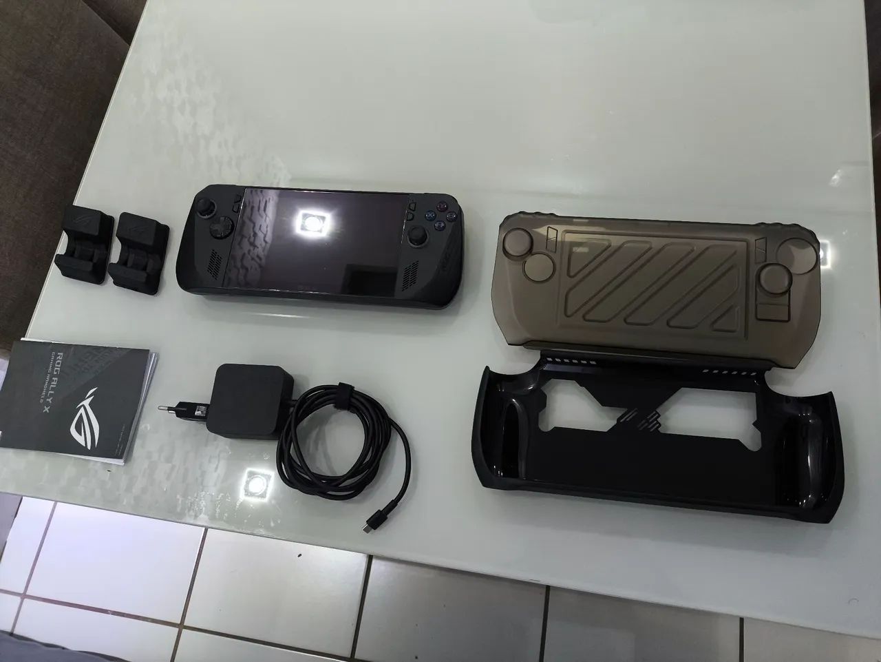 Rog Ally x + mod case pra ir logo no pix