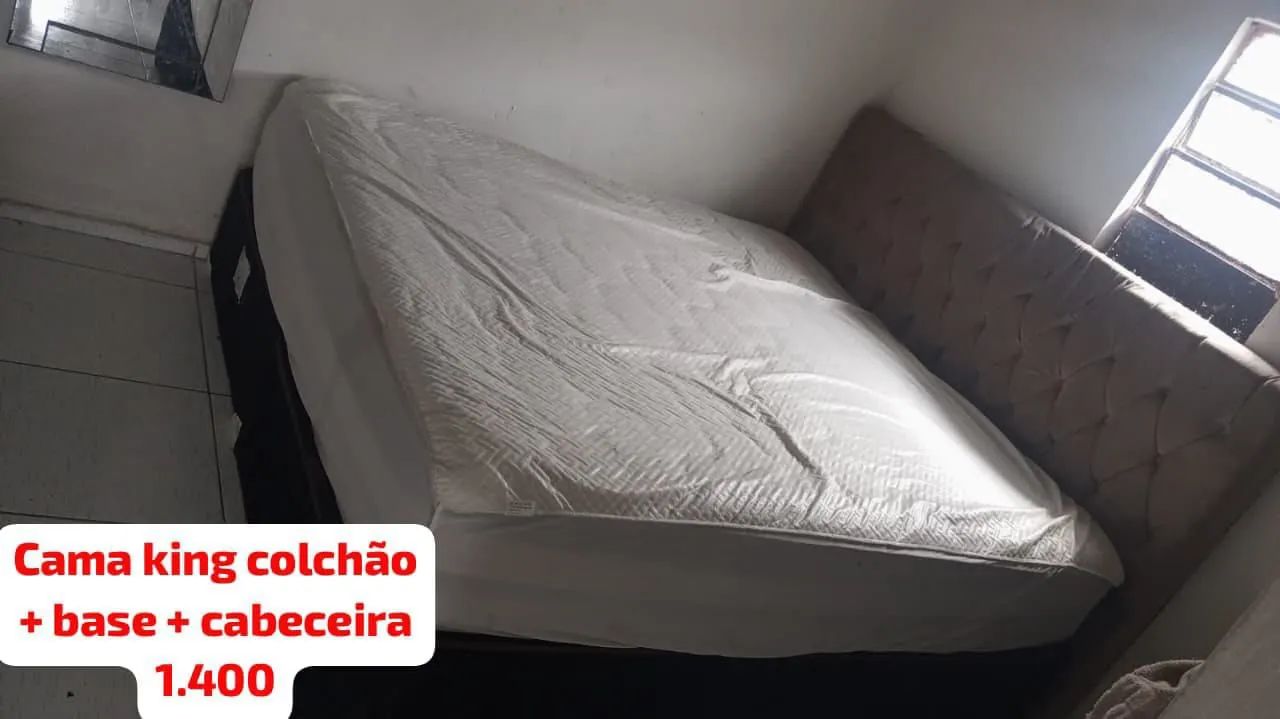 Cabeceira + base + colchão 1.200 - Foto 2