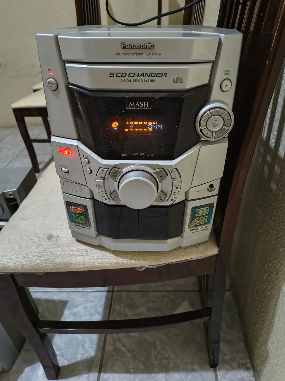 Som Panasonic Antigo, alta qualidade de som. - Foto 2