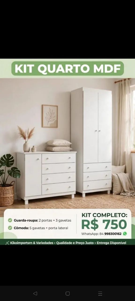 Kit de quarto 