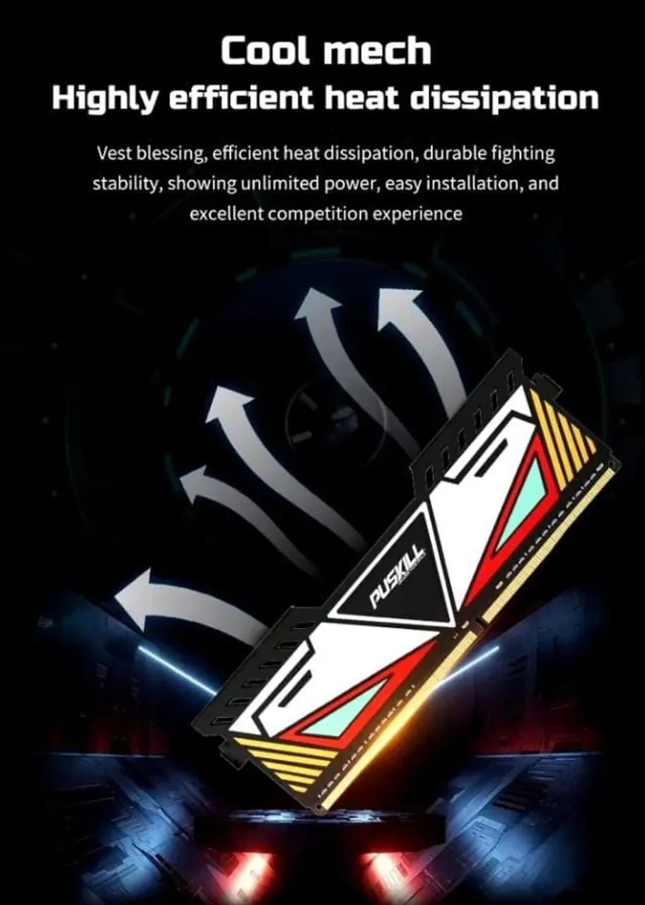 Memória RAM Puskill DDR4 3200 MHz 8 GB - Foto 3