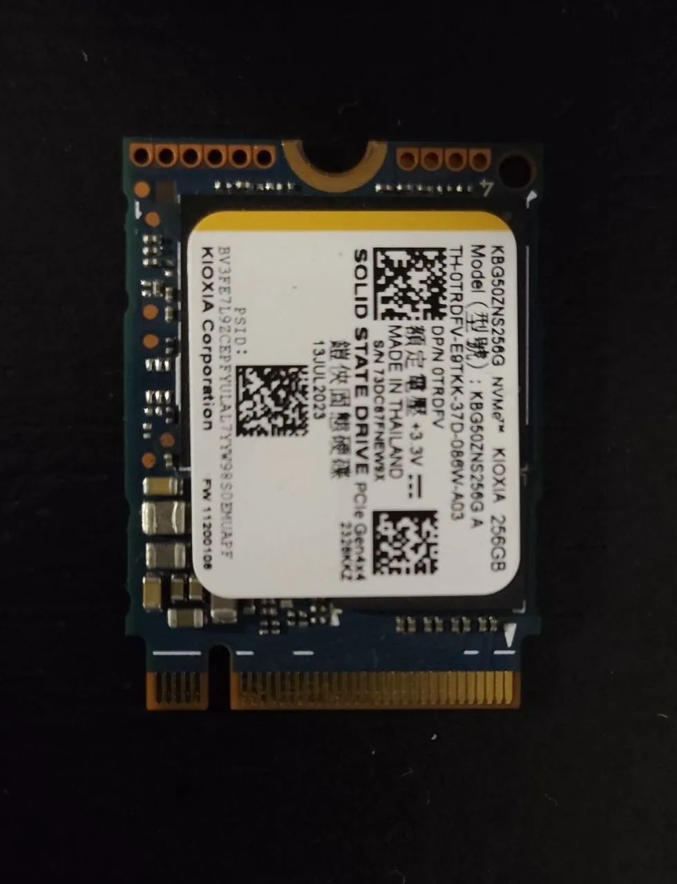 SSD NVME Kioxia BG5 256GB