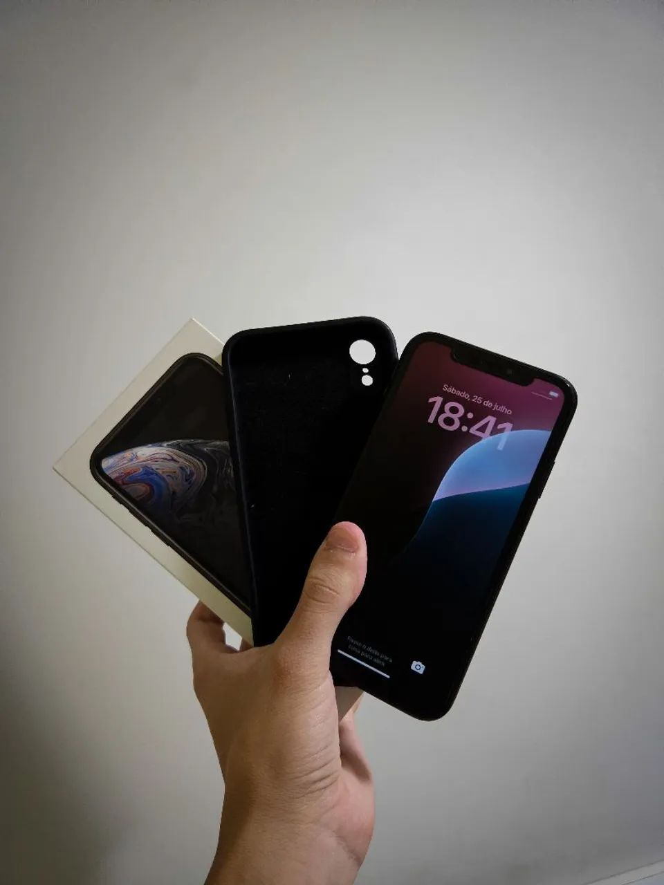 iPhone XR 128gb + Caixa + Capinha + Película  - Foto 3