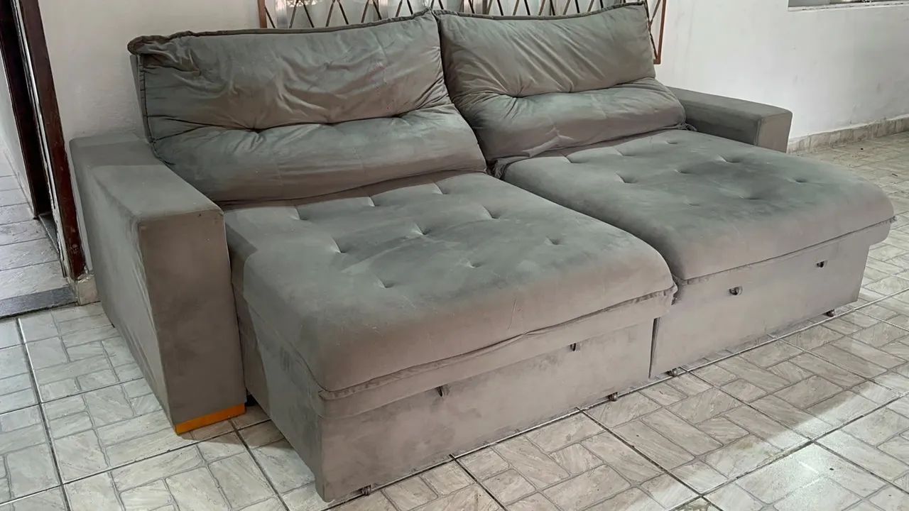 Sofa retrátil e reclinavel - ENTREGO!