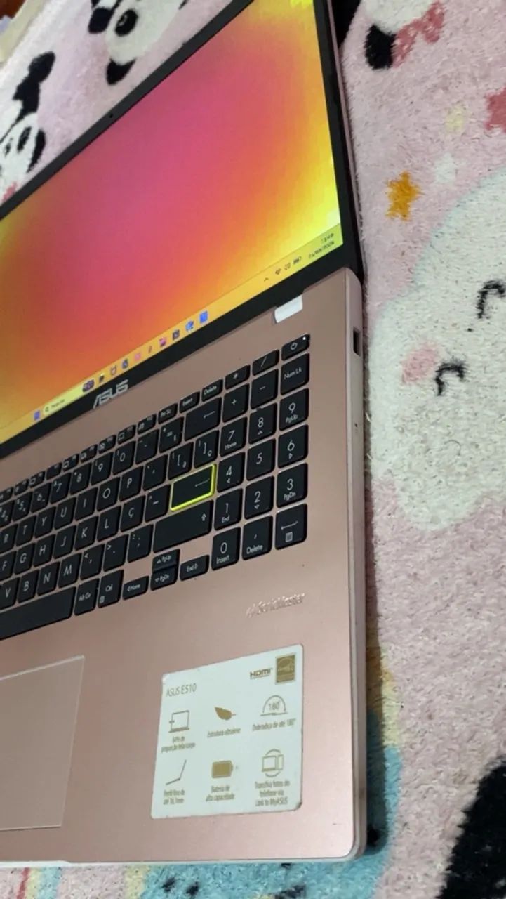 Notebook ASUS Vivobook GO rosa - Foto 3