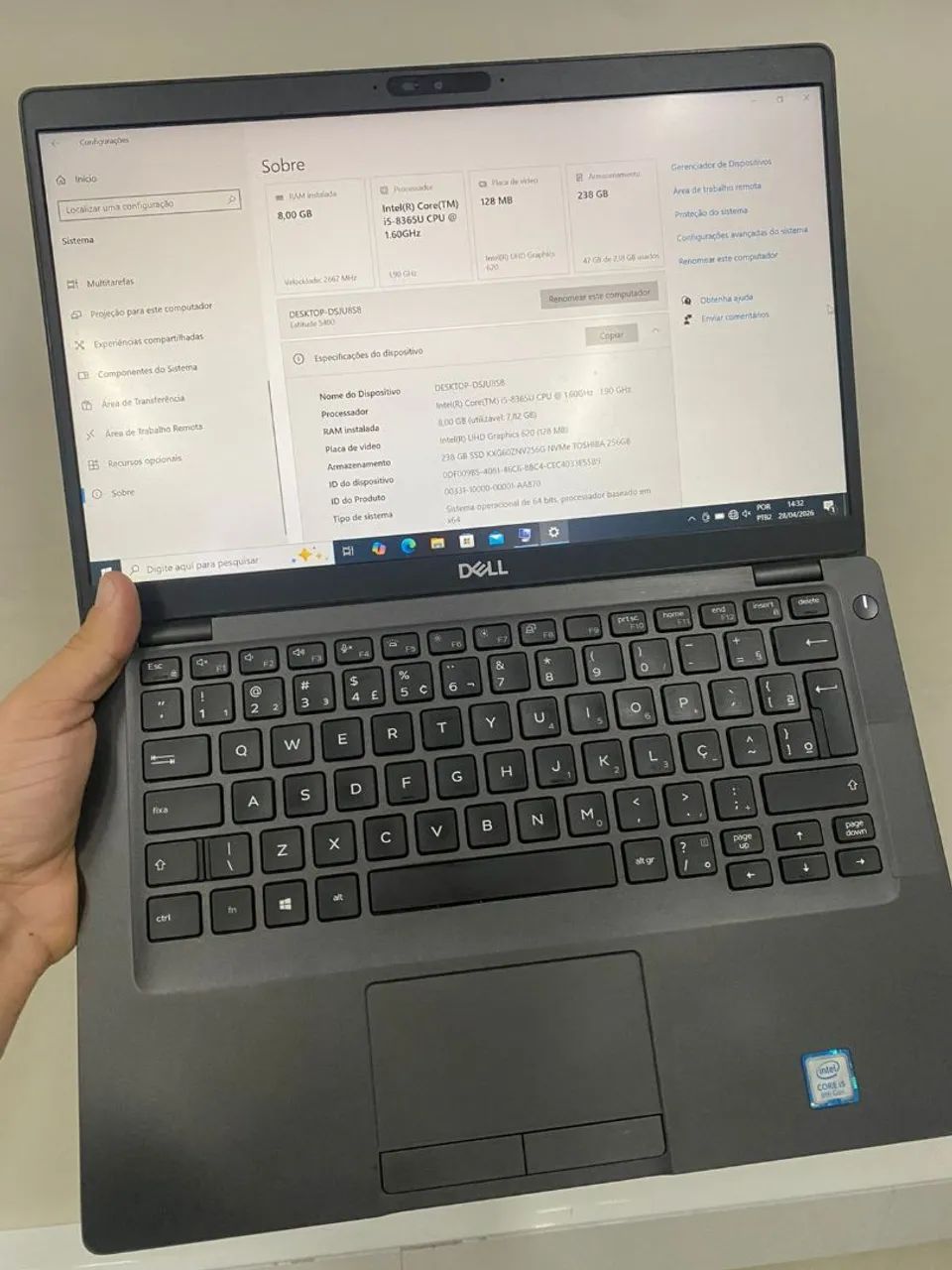 Notebook Dell Latitude 5400
